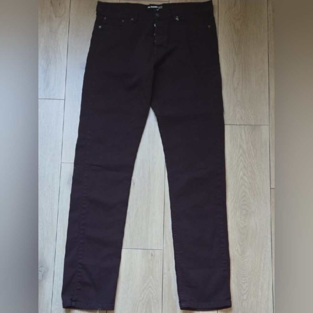 NWOT The Kooples Slim Jeans in Burgundy  Sz 31